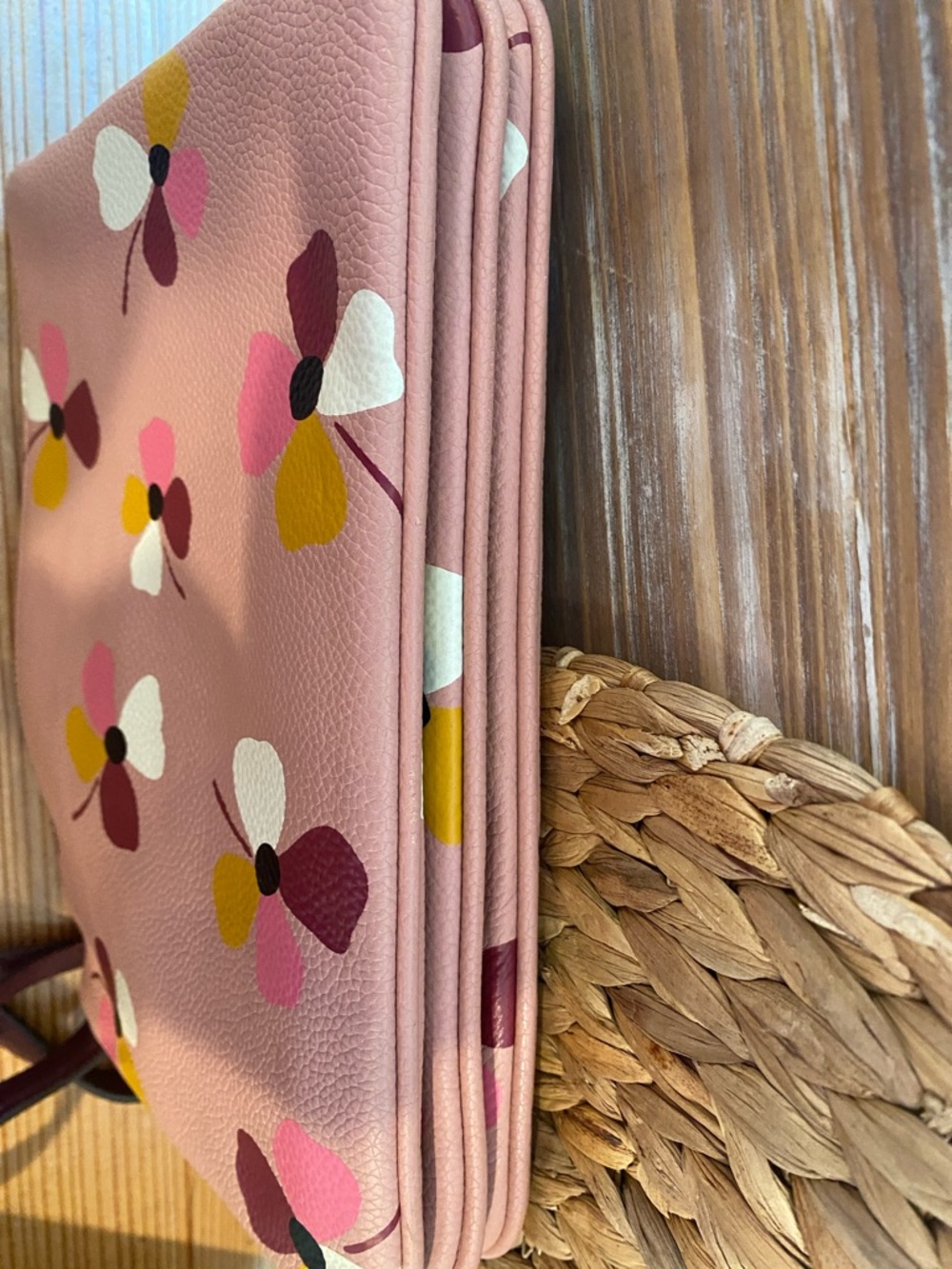 Kate Spade triple gusset crossbody-Jackson dusk buds-pink multi - Picture 10 of 10